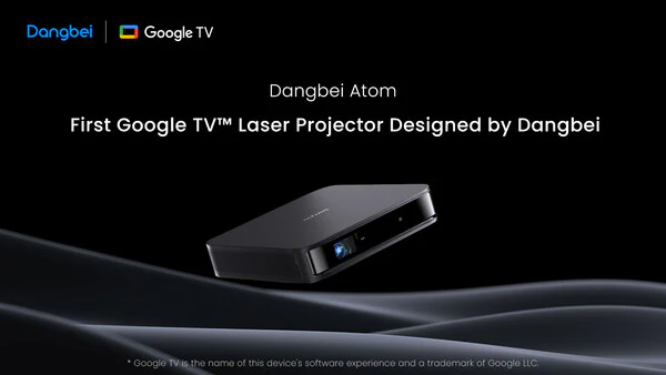 Dangbei stellt auf der IFA 2023 den Atom vor, den ersten eigenen mit Google TV ausgestatteten Laserprojektor